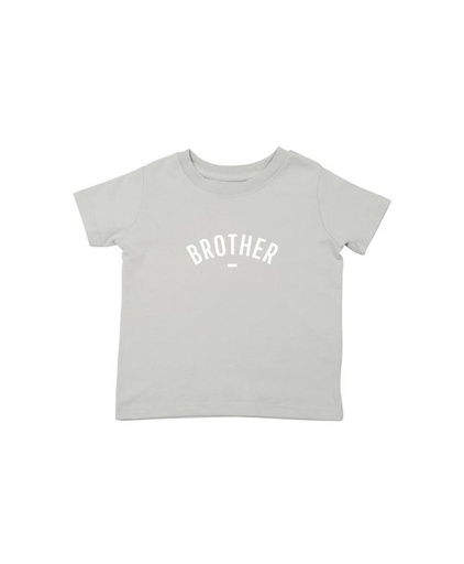 Bob & Blossom | Brother Cap Sleeve T-Shirt - Grey