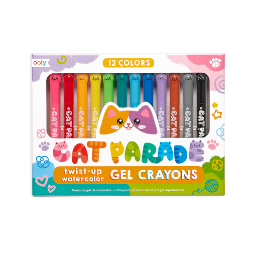 [133-098] Ooly | Cat Parade Watercolor Gel Crayons
