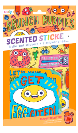 [120-056] Ooly | Scented Scratch Stickers - Brunch Buddies