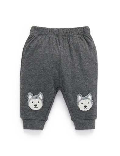 Purebaby | Grey Fox Knee Patch Leggings