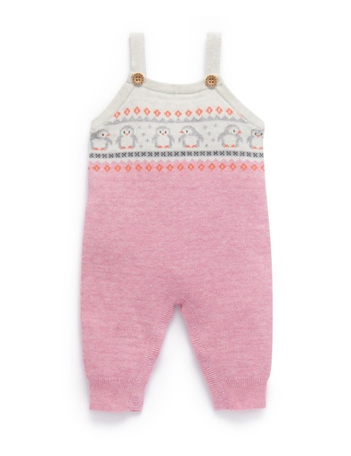 Purebaby | Penguin Knitted Overalls