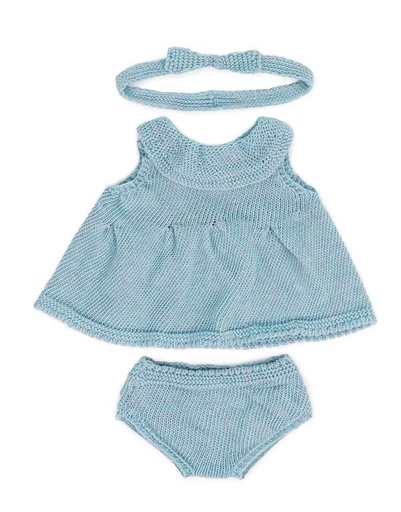 [31687] Miniland | Knitted Outfit for Girl Doll