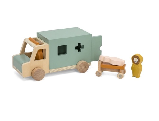 [36-492] Trixie | Wooden Ambulance
