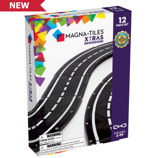 [23812] Magna-Tiles | XTRAS: Roads 12-Piece Set