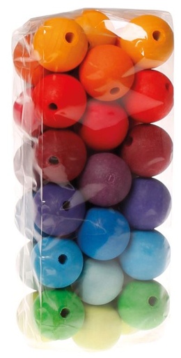 [10240] Grimms | 36 Large Wooden Beads