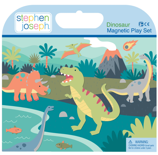 [SJ110859A] Stephen Joseph | Dino Magnetic Playset 
